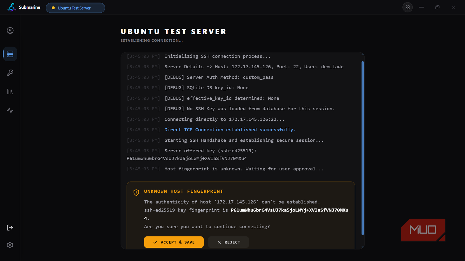Обзор Submarine: объединение SSH, SFTP и проброса портов в одном клиенте — иллюстрация 3 к материалу Обзор Submarine: объединение SSH, SFTP и проброса портов в одном клиенте — иллюстрация 3 к материалу