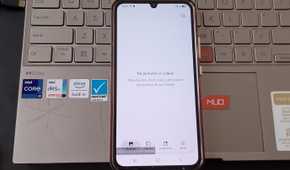 Samsung Gallery in Maintenance Mode showing no pictures or videos