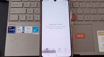 Samsung Gallery in Maintenance Mode showing no pictures or videos