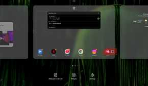 a screenshot of the homescreen settings on one ui