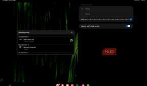 a screenshot of the widget settings on the samsung galaxy tab s8 ultra
