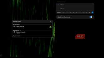 a screenshot of the widget settings on the samsung galaxy tab s8 ultra