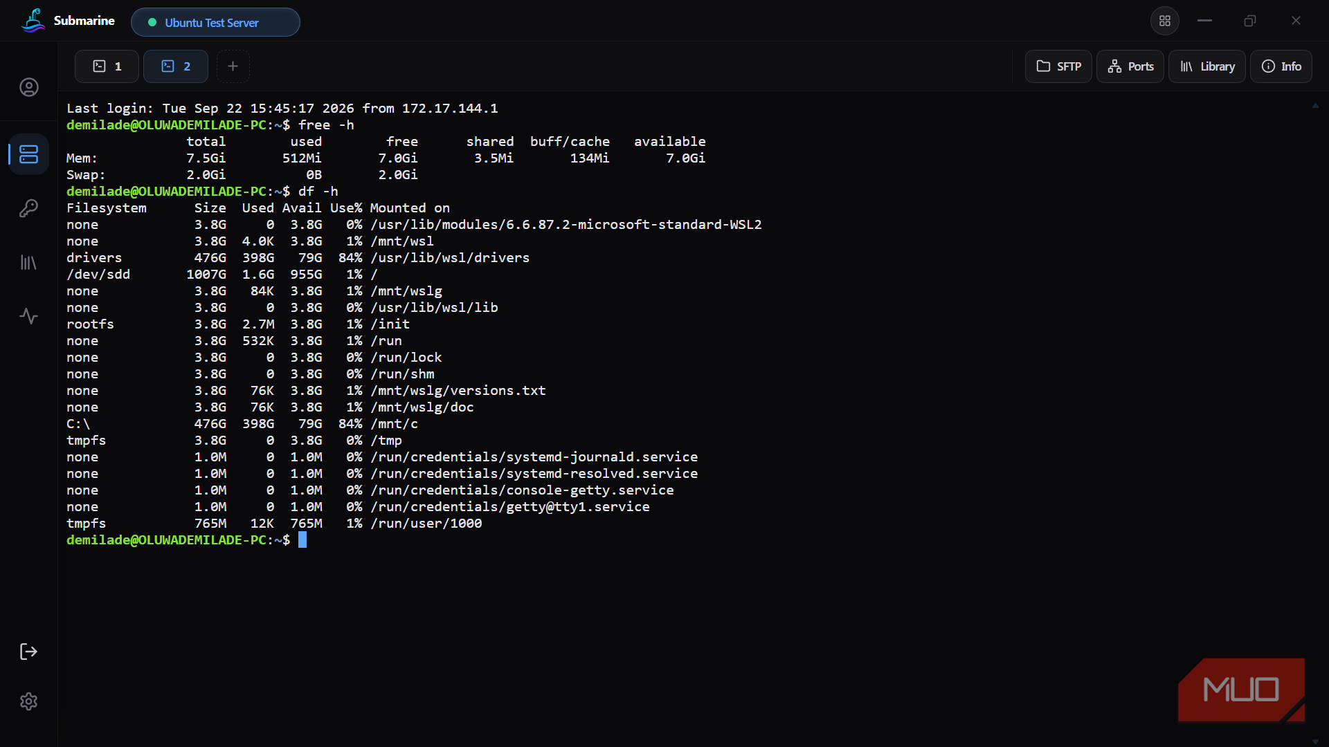 Обзор Submarine: объединение SSH, SFTP и проброса портов в одном клиенте — иллюстрация 5 к материалу