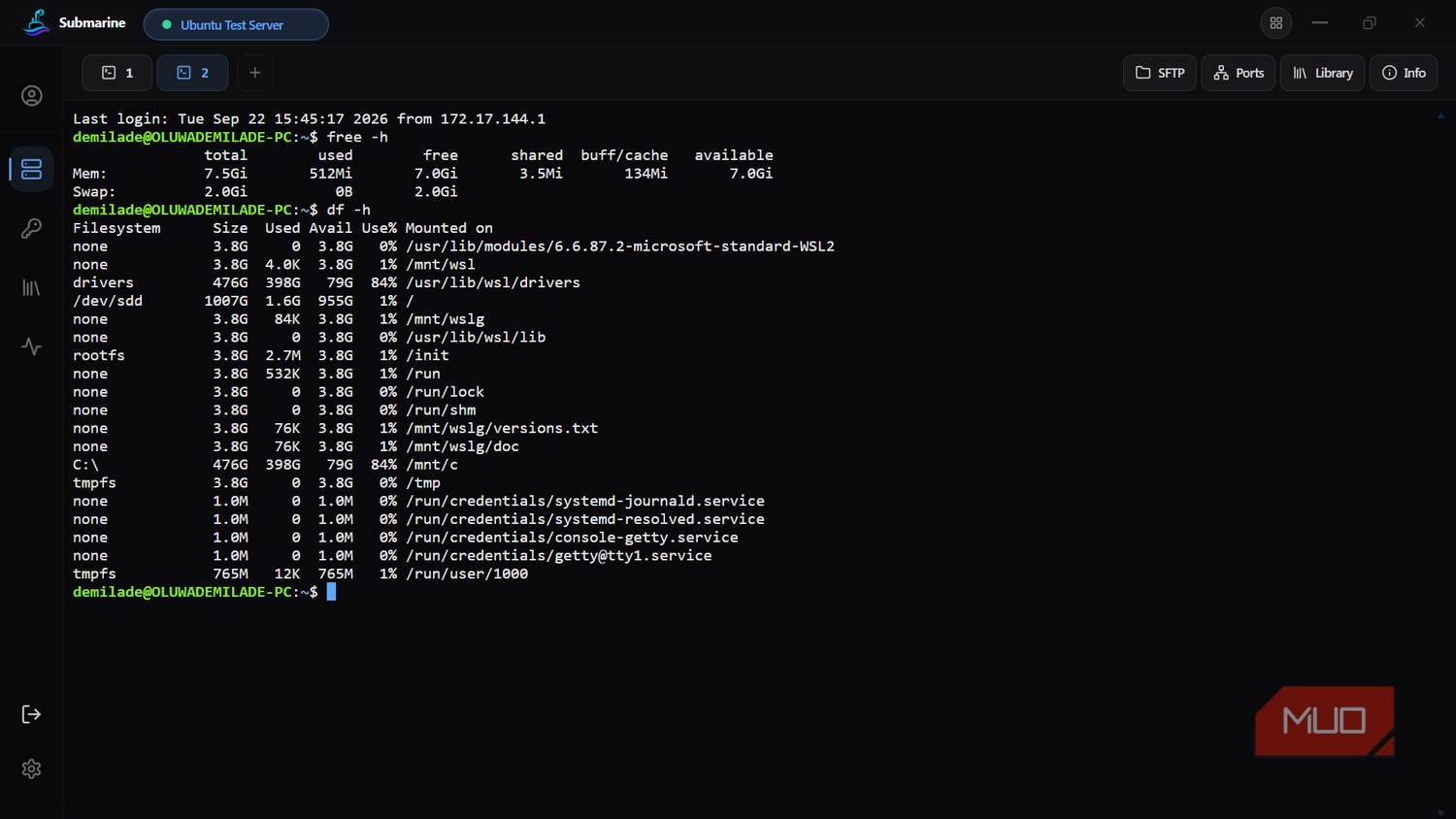 Обзор Submarine: объединение SSH, SFTP и проброса портов в одном клиенте — иллюстрация 5 к материалу Обзор Submarine: объединение SSH, SFTP и проброса портов в одном клиенте — иллюстрация 5 к материалу