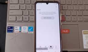 Samsung Gallery Collections tab in Maintenance Mode with no photo collections