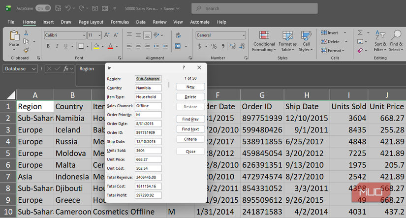 7 инструментов Excel, которые полезнее изучения новых формул Диалоговое окно Data Form в Excel
