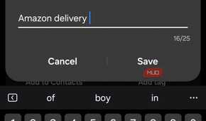 Adding custom tag in Samsung Phone