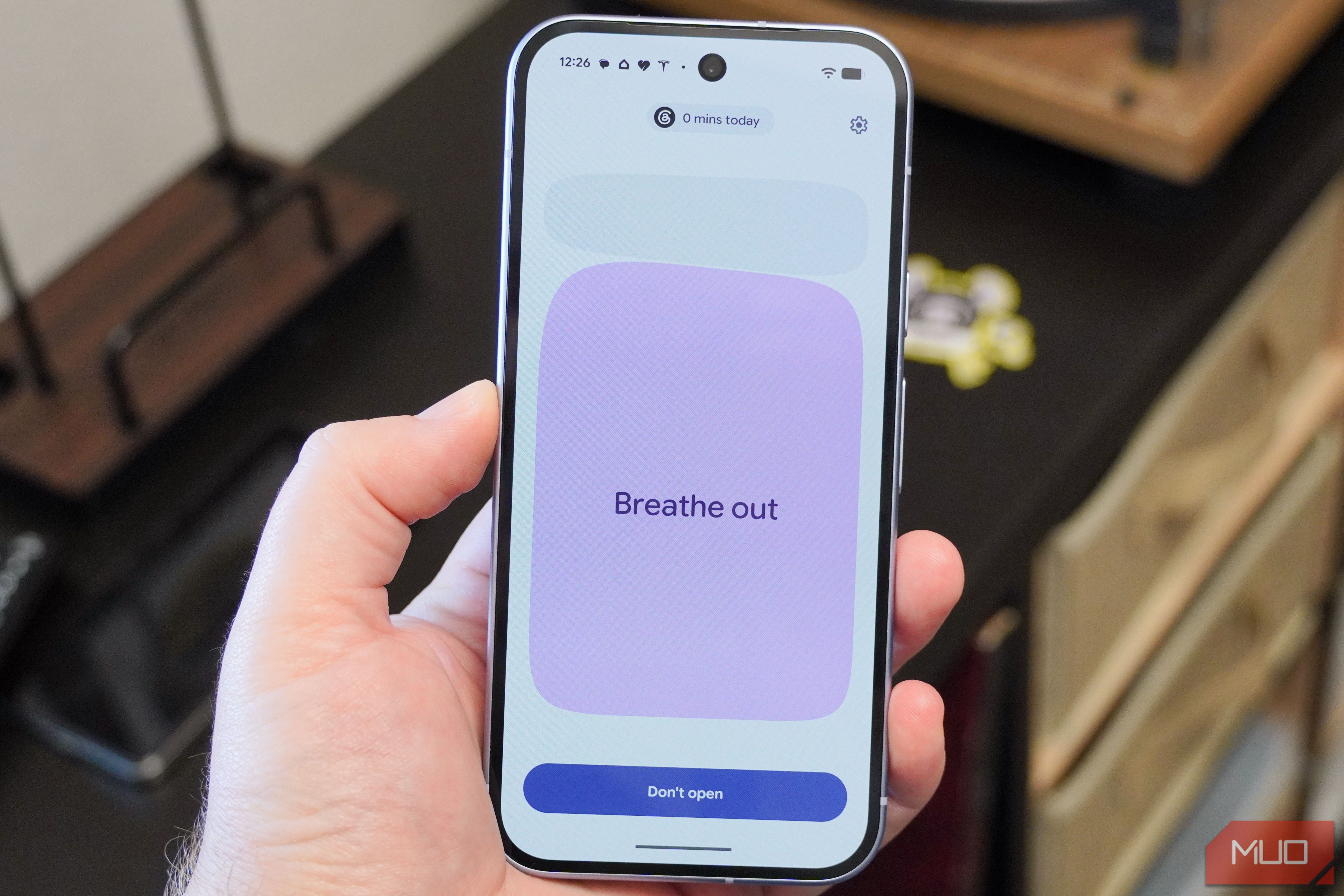 Breathe out pause point in Android 17.