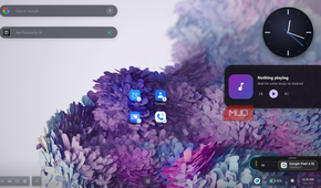 Android Dex home screen.