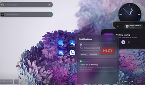 Android DeX notification bar