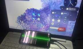 Android DeX quick settings