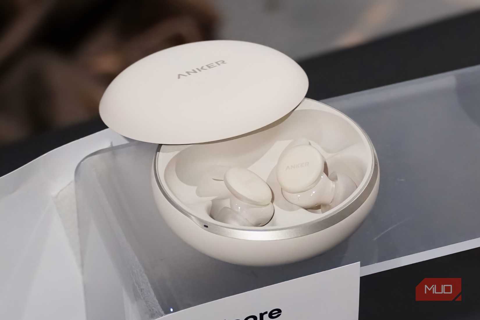 Anker's Soundcore Sleep 4 earbuds at IFA 2026.