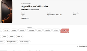 Apple iPhone 16 Pro Max eBay listing