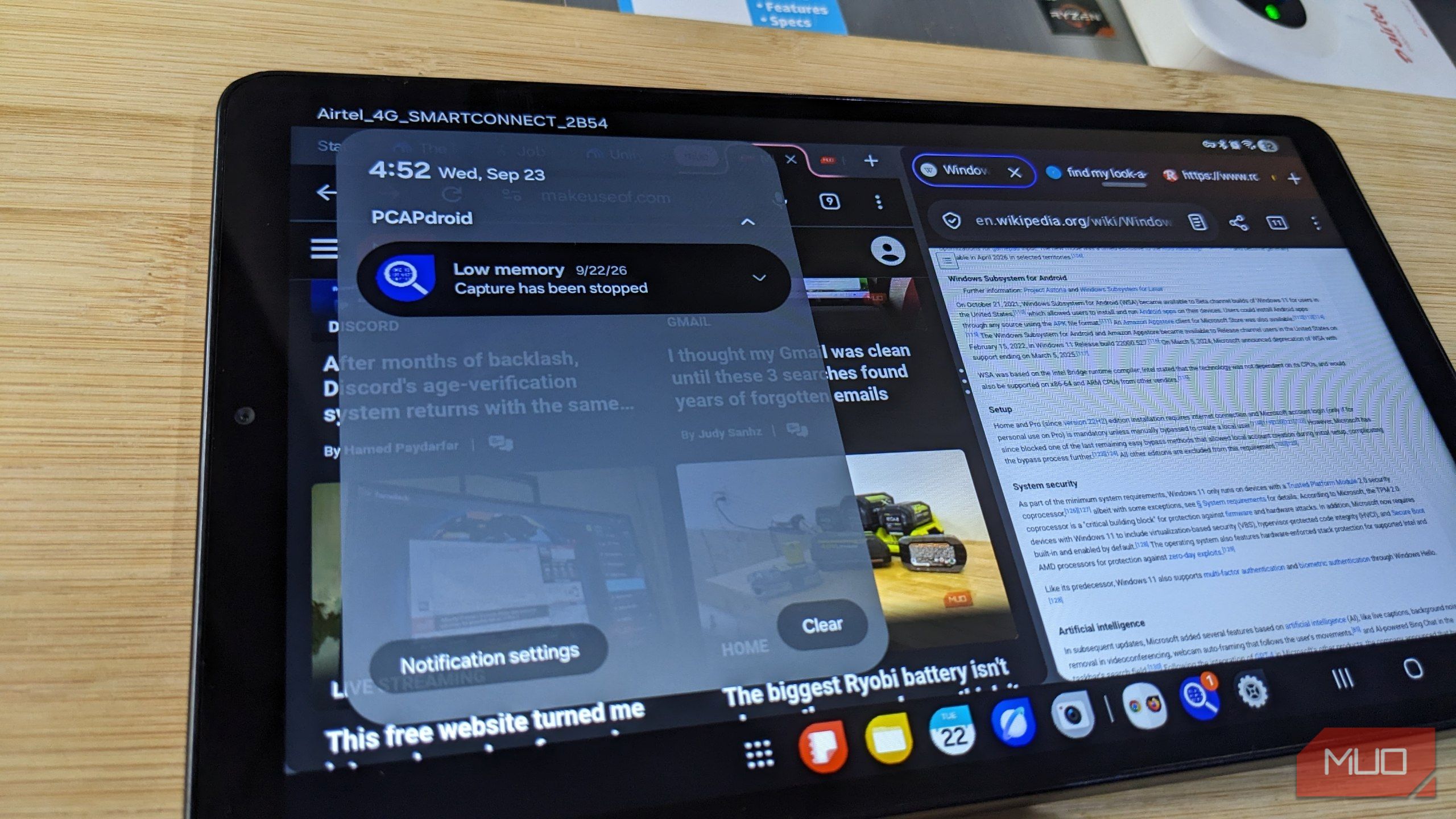 Параметры разделенного экрана в Samsung One UI