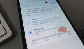 Battery protection settings on a Samsung Galaxy phone