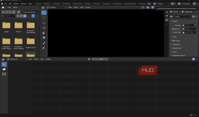 Blender Video editor blank screen.