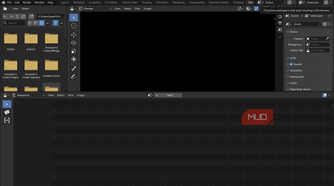 Blender Video editor blank screen.