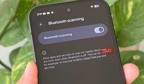 Bluetooth scanning turned on Pixel 11