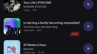 boxlore showing the option to catch up with new episodes