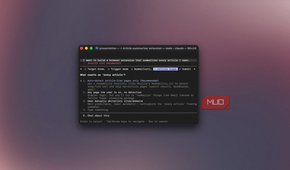 Claude Code form asking what counts as every article for an article summarizer extension