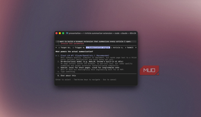 Claude Code form asking what should power the summarization engine