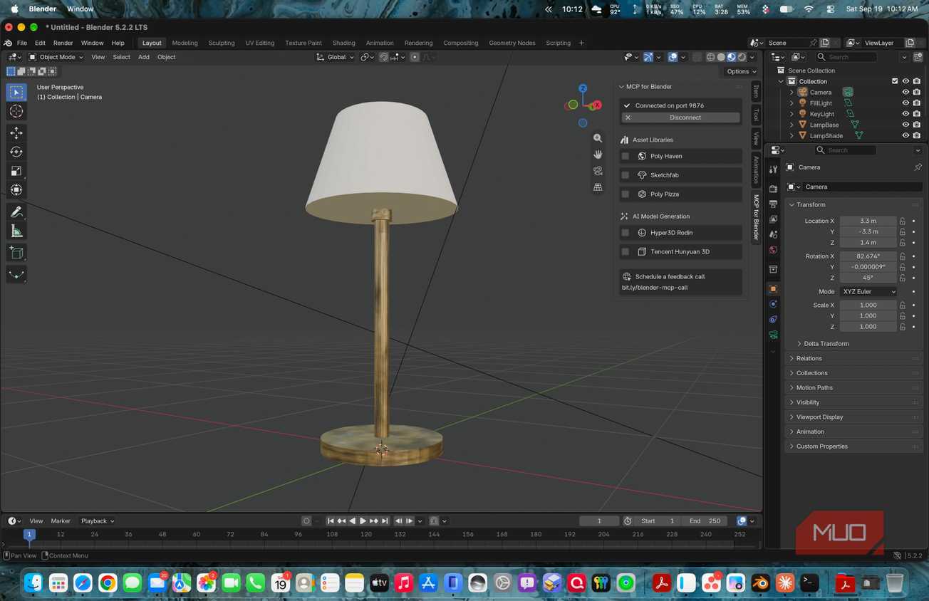 Как Claude Code работает в Blender: сравнение с CAD-системами Работа Claude Code в среде Blender