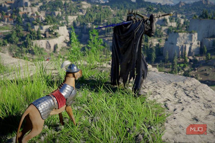 Crimson Desert's open world rendered at High preset on the RTX 4060