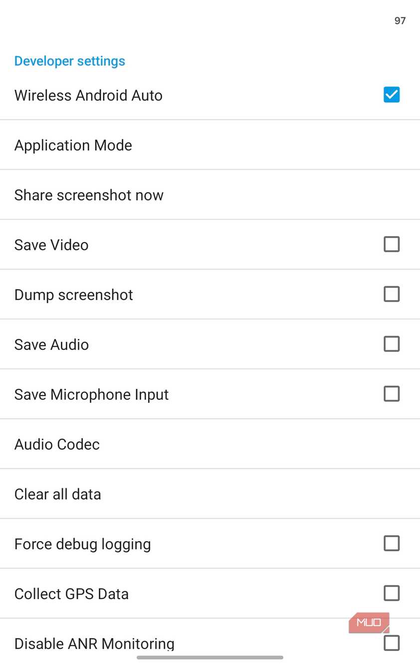 меню разработчика в Android Auto — иллюстрация 3 к материалу меню разработчика в Android Auto — иллюстрация 3 к материалу