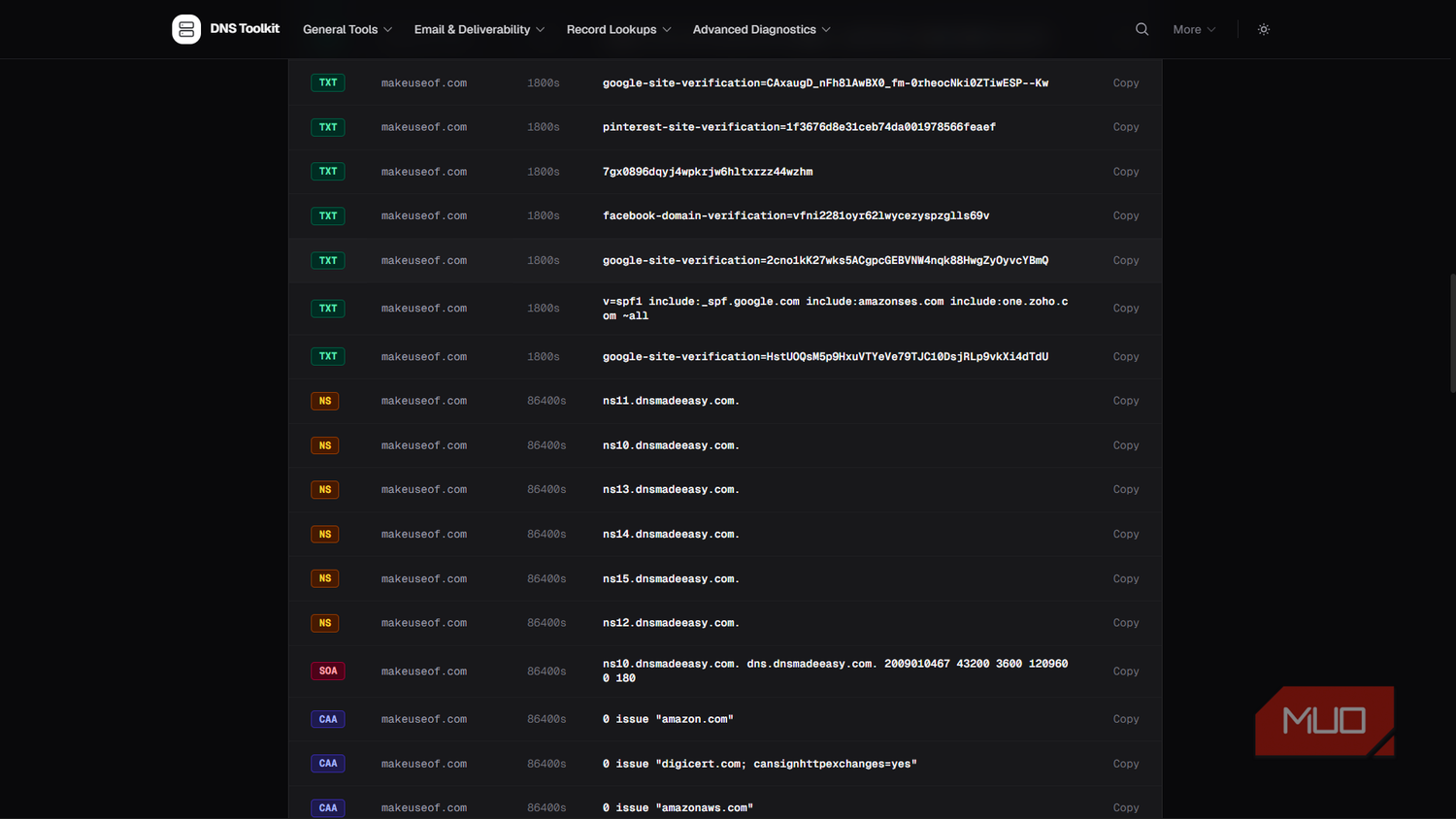 dns-toolkit-txt-ns-records
