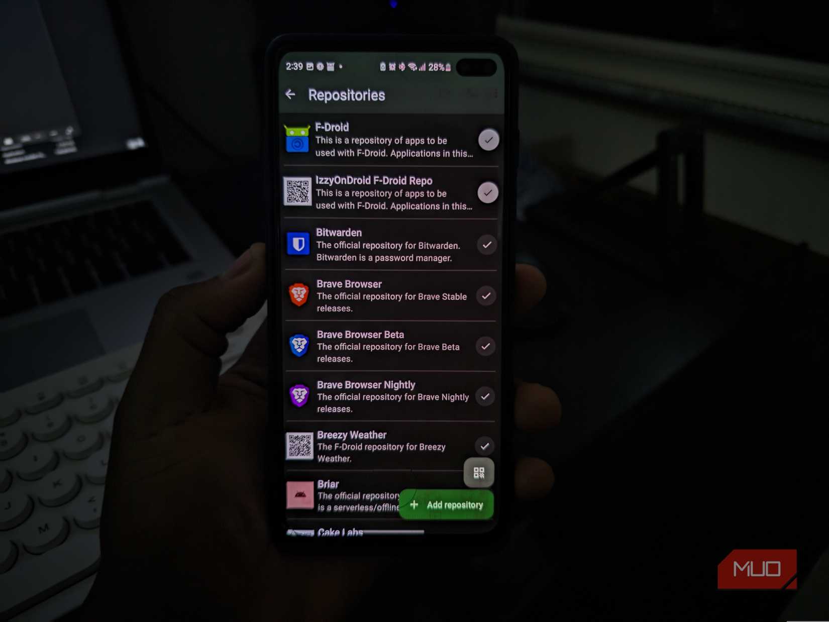 Droid-ify repositories list