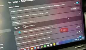 Dynamic Lock in Windows settings
