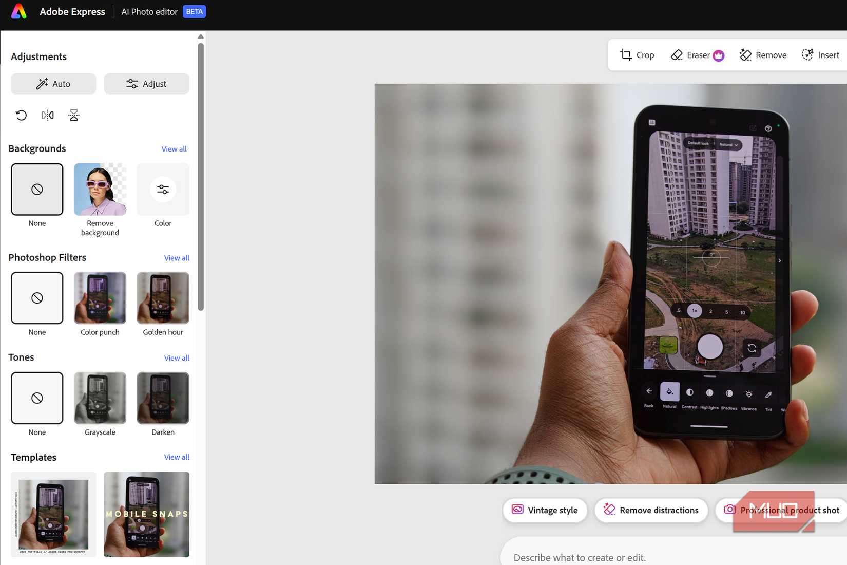 Adobe Express заменяет Lightroom — иллюстрация 3 к материалу Adobe Express заменяет Lightroom — иллюстрация 3 к материалу