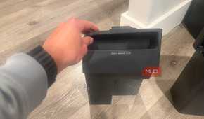 eufy X10 Pro Omni dirty water tank hand opening