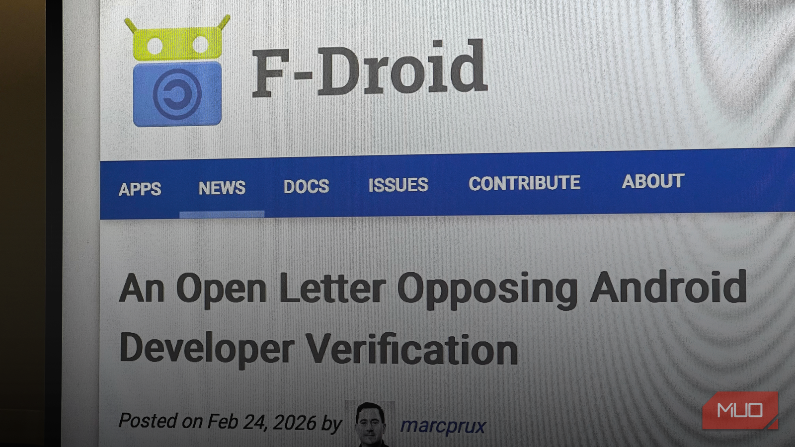 Логотип магазина приложений F-Droid