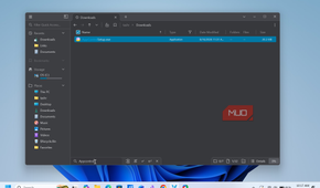 file pilot app downloads folder with appcontrol setup executable file