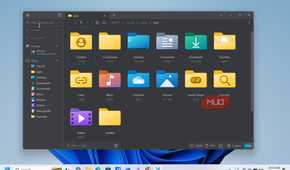 file pilot app showing tashr folder contents with documents downloads music and pictures