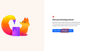 Firefox recommended extensions suggestions.