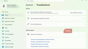 Fix problem without resetting Windows