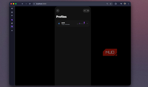 Foqos recreation showing the Profiles screen with a single work profile listed-1