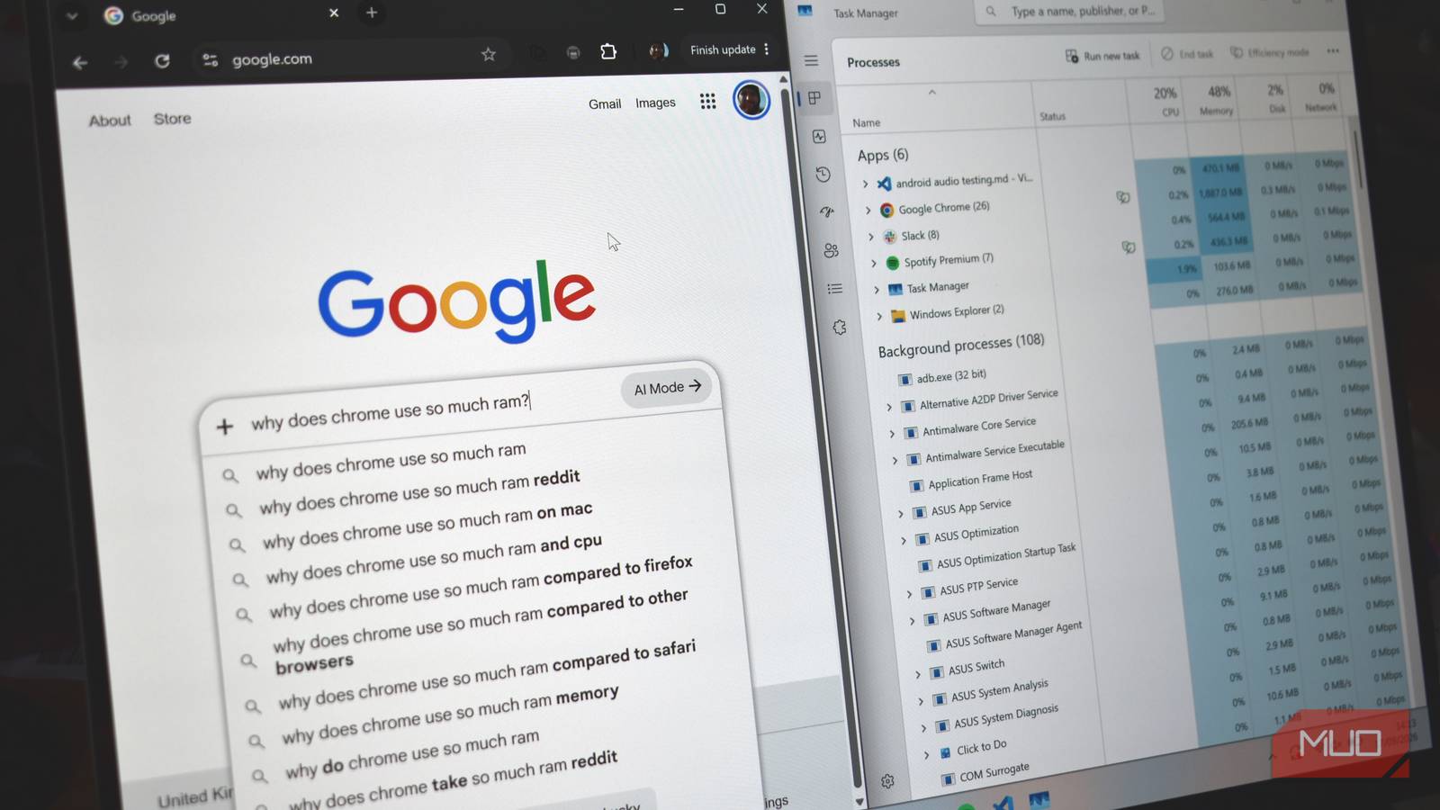 Как переход на браузер с открытым исходным кодом спас старый ноутбук от зависаний Диспетчер задач Windows отображает высокое потребление памяти процессами браузера