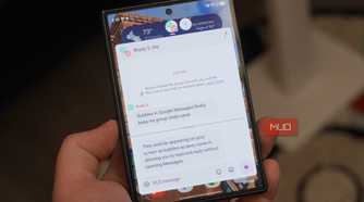 A chat bubble in Google Messages.