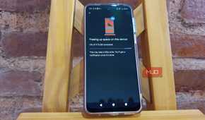 Android phone showing Google Photoso freeing up 9.73 GB of storage space