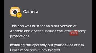 Google Play Protect unsafe app blocked warning