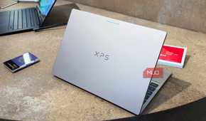 The back of the Dell XPS Googlebook.