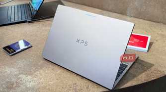 The back of the Dell XPS Googlebook.