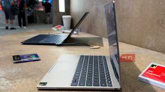 The side of the Dell XPS Googlebook.