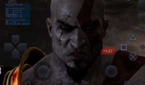 The god of war 3 intro running on ARMSX3