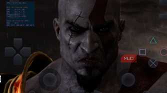 The god of war 3 intro running on ARMSX3