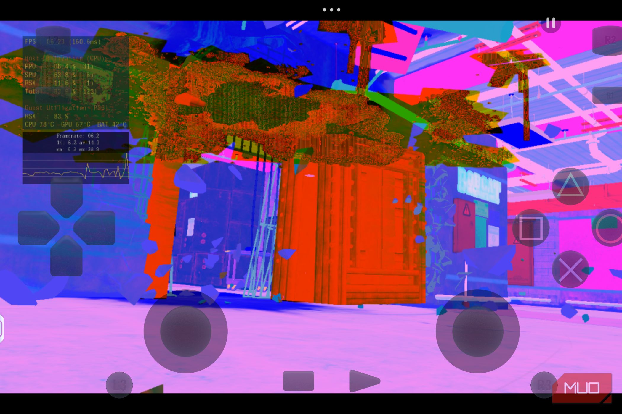 GTA 5 rendering errors on ARMSX3