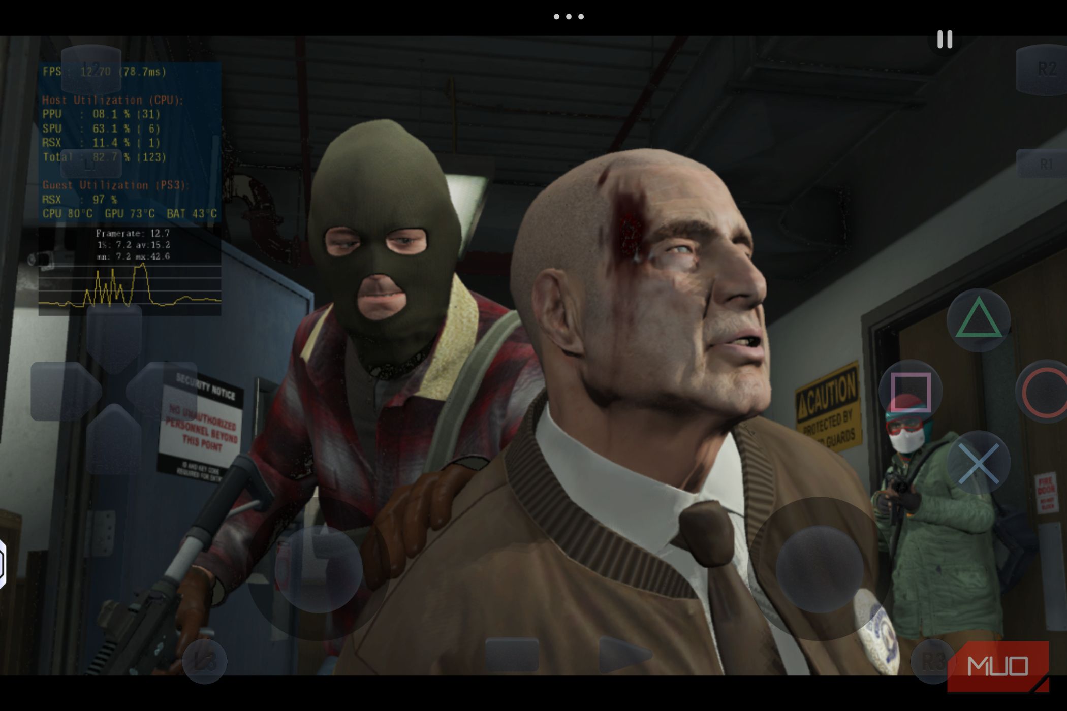 GTA 5 gameplay on ARMSX3